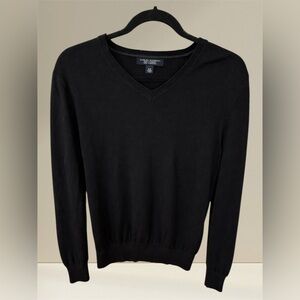 Black Banana Republic Cashmere Silk V Neck Sweater